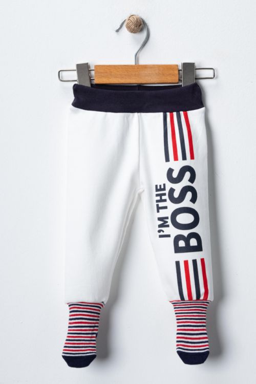 004-BOSS �ORAPLI PANTOLON EKRU LAC�VERT