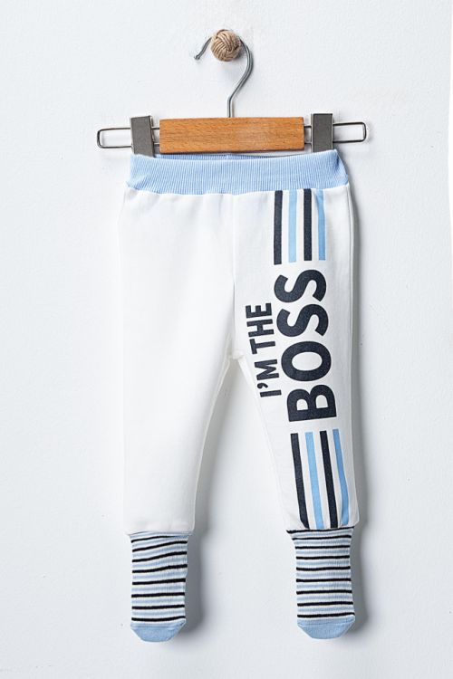 004-BOSS �ORAPLI PANTOLON EKRU MAV�