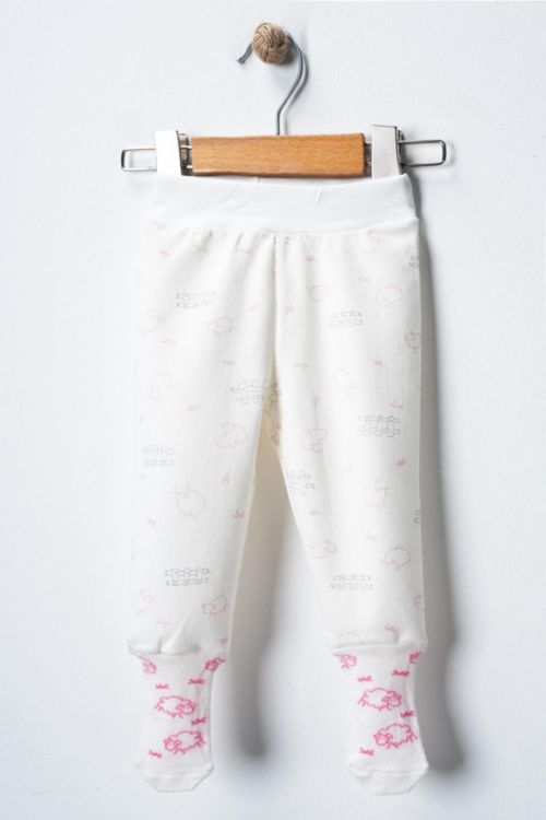 051 KUZULU �ORAPLI PANTOLON PEMBE